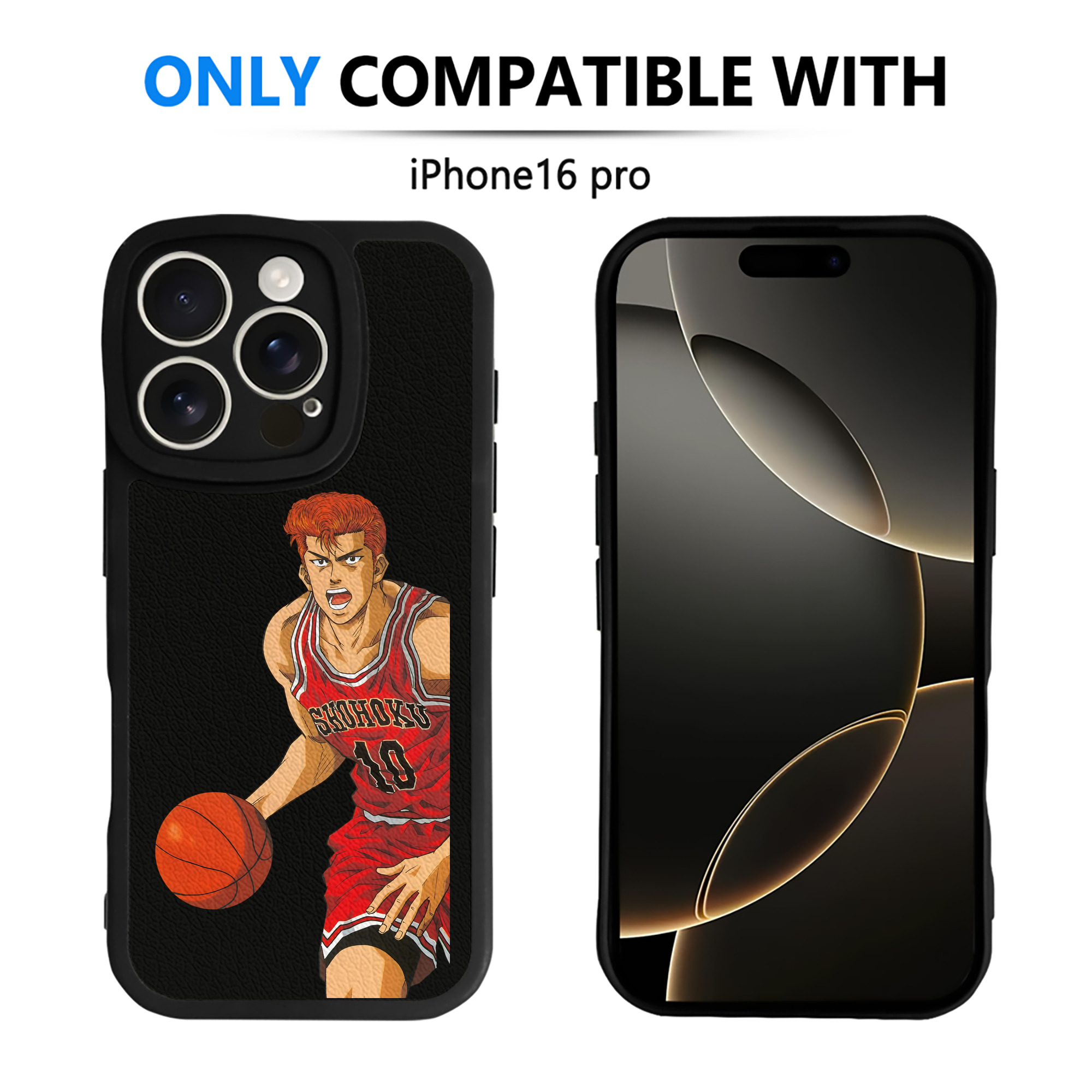 （画像用） SLAM DUNK／スラムダンク 【iPhone 16シリーズ対応】シリコンスマホケース（レザー調） 材質：シリコン